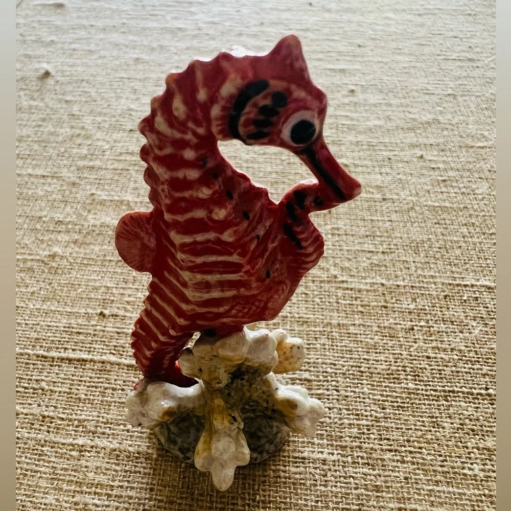 Red Seahorse Ceramic